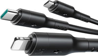 كابل Joyroom S-A61 OmniGo 3-in-1 شحن سريع 3.5A 1.2 م