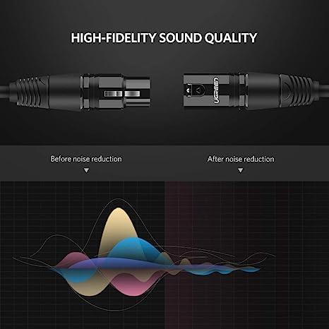 UGREEN Cannon Microphone Extension Cable - Black UGREEN Cannon Microphone Extension Cable - Black
