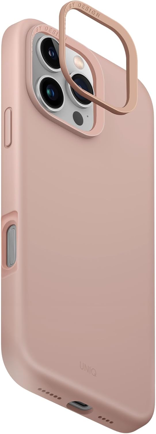 غطاء iPhone 16 Pro UNIQ HYBRID MagClick LINO HUE – Blush