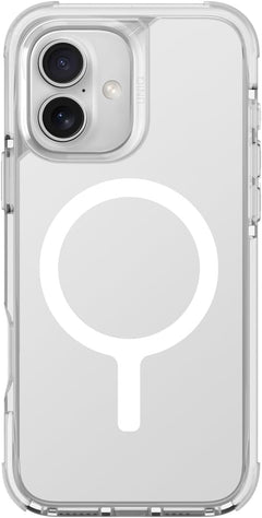 غطاء UNIQ HYBRID iPhone 16 Pro MagClick Combat Lume-White