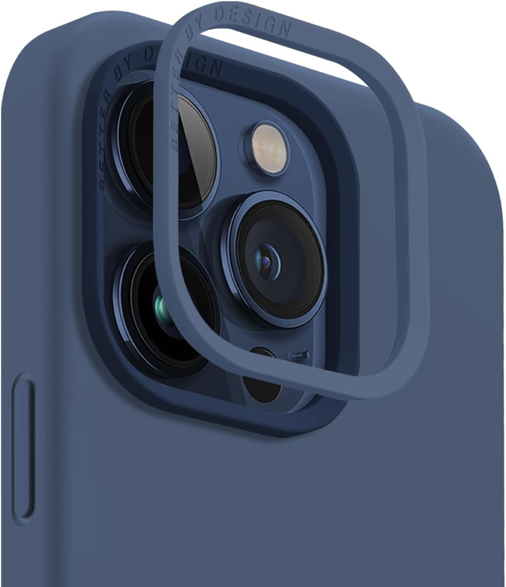 UNIQ HYBRID iPhone 15 Pro MagClick Charging Case – Navy Blue