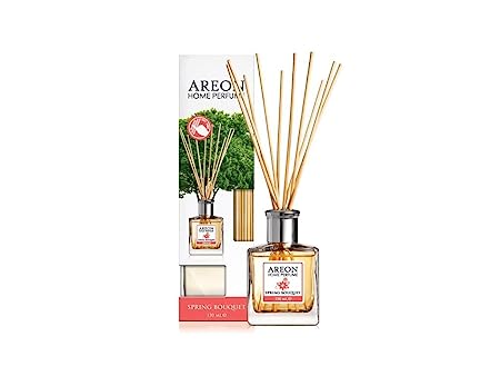 Areon Home Perfume Sticks 150ml - Spring Bouquet, 10 Reed Sticks