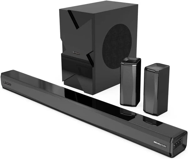 Powerology 5.1CH Soundbar with Dolby & Wireless Subwoofer!