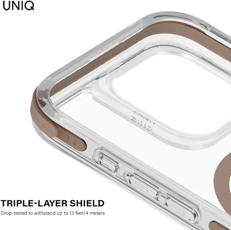 UNIQ HYBRID IPHONE 16 PRO (2024) 6.3 MAGCLICK CHARGING COMBAT - TAUPE GOLD UNIQ HYBRID IPHONE 16 PRO (2024) 6.3 MAGCLICK CHARGING COMBAT - TAUPE GOLD