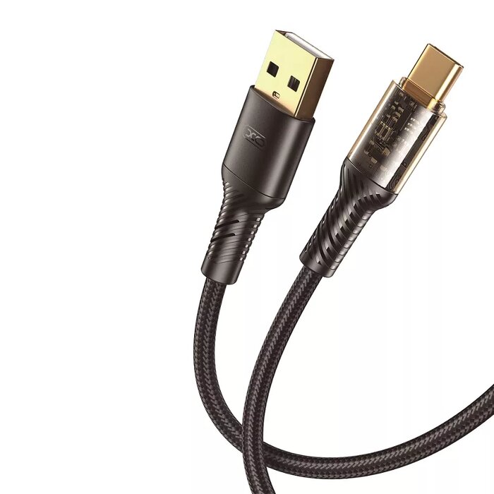 XO NB229 USB-C Clear Cable 2.4A – 1M XO NB229 USB-C Clear Cable 2.4A – 1M
