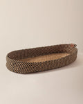 Madame Coco Alsace Large Basket – Natural & Black Woven Wicker