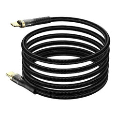 كابل مغناطيسي USB-C إلى Lightning من Green Lion – أسود