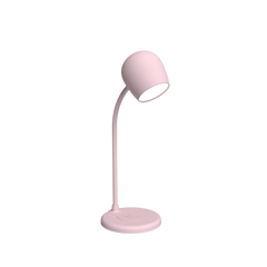 Kreafunk Ellie 3-in-1 LED Lamp, Bluetooth Speaker & Wireless Charger – Dusty Rose