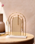 Madame Coco Titulus Jewellery Stand – Glossy Gold Statement Jewellery Hanger
