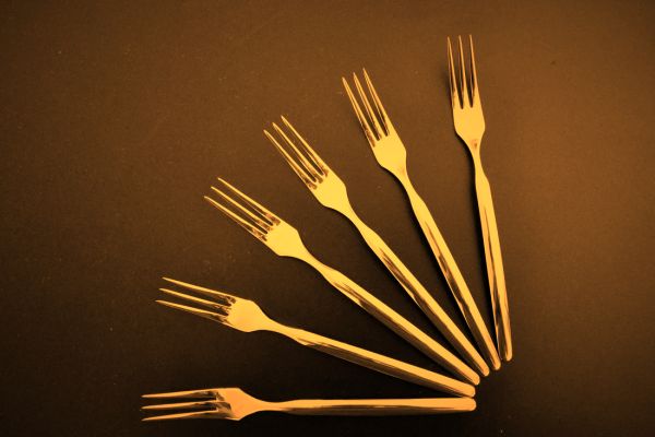 Belo Inox Platinium 12-Piece Gold Cutlery Set