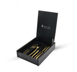 Belo Inox Platinium 12-Piece Gold Cutlery Set