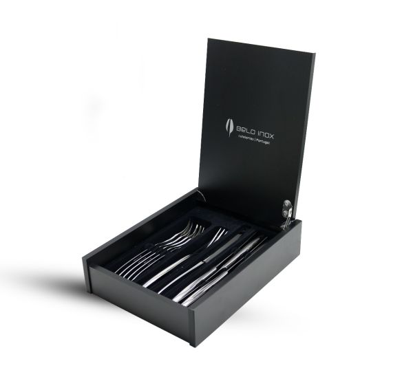 Belo Inox Platinium 12-Piece Silver Cutlery Set Belo Inox Platinium 12-Piece Silver Cutlery Set