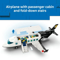 LEGO City Airport with Airplane – 887 Pieces | Set 60502