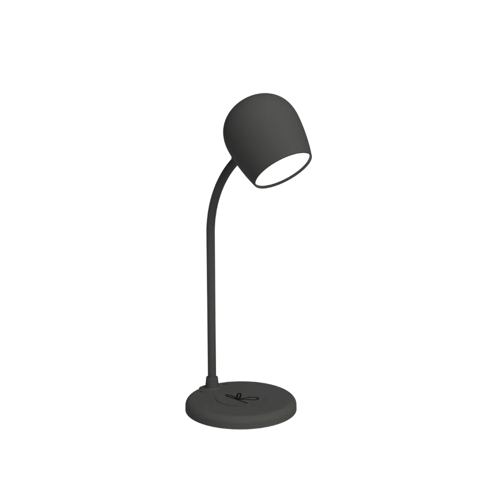 Kreafunk Ellie 3-in-1 LED Lamp, Bluetooth Speaker & Wireless Charger – Dusty Rose