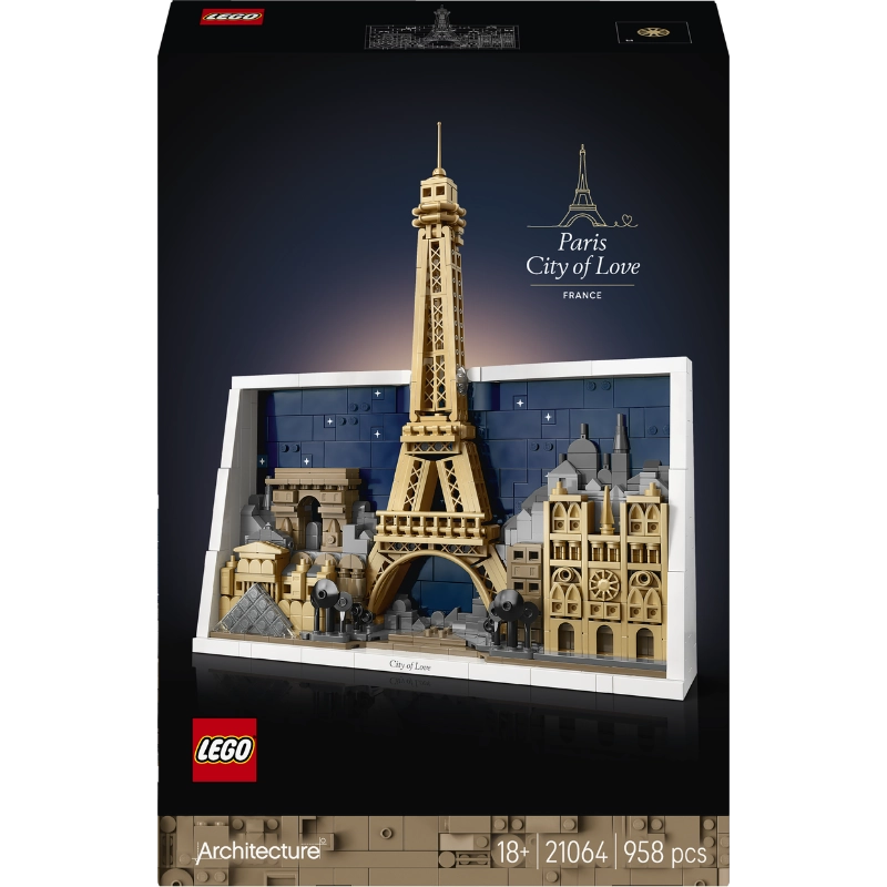 LEGO باريس مدينة الحب 21064 طقم بناء 958 قطعة