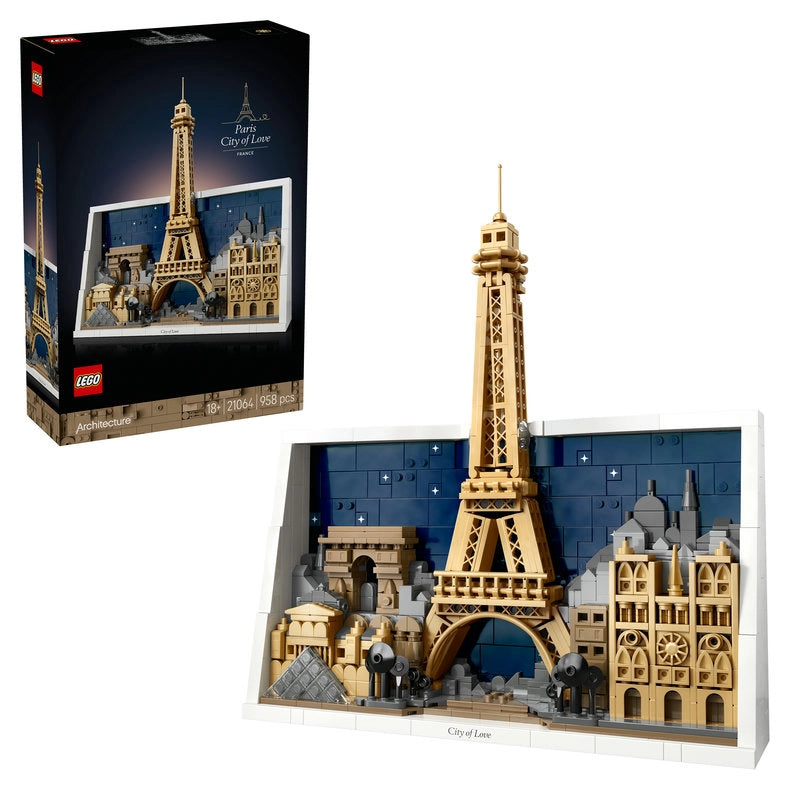LEGO باريس مدينة الحب 21064 طقم بناء 958 قطعة