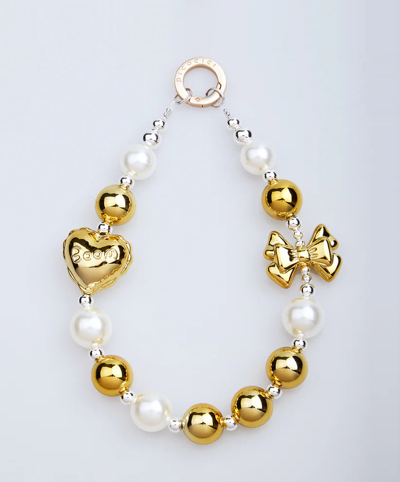 Picocici Streamer Bow Butt Peach-2 - Stylish Phone Charm