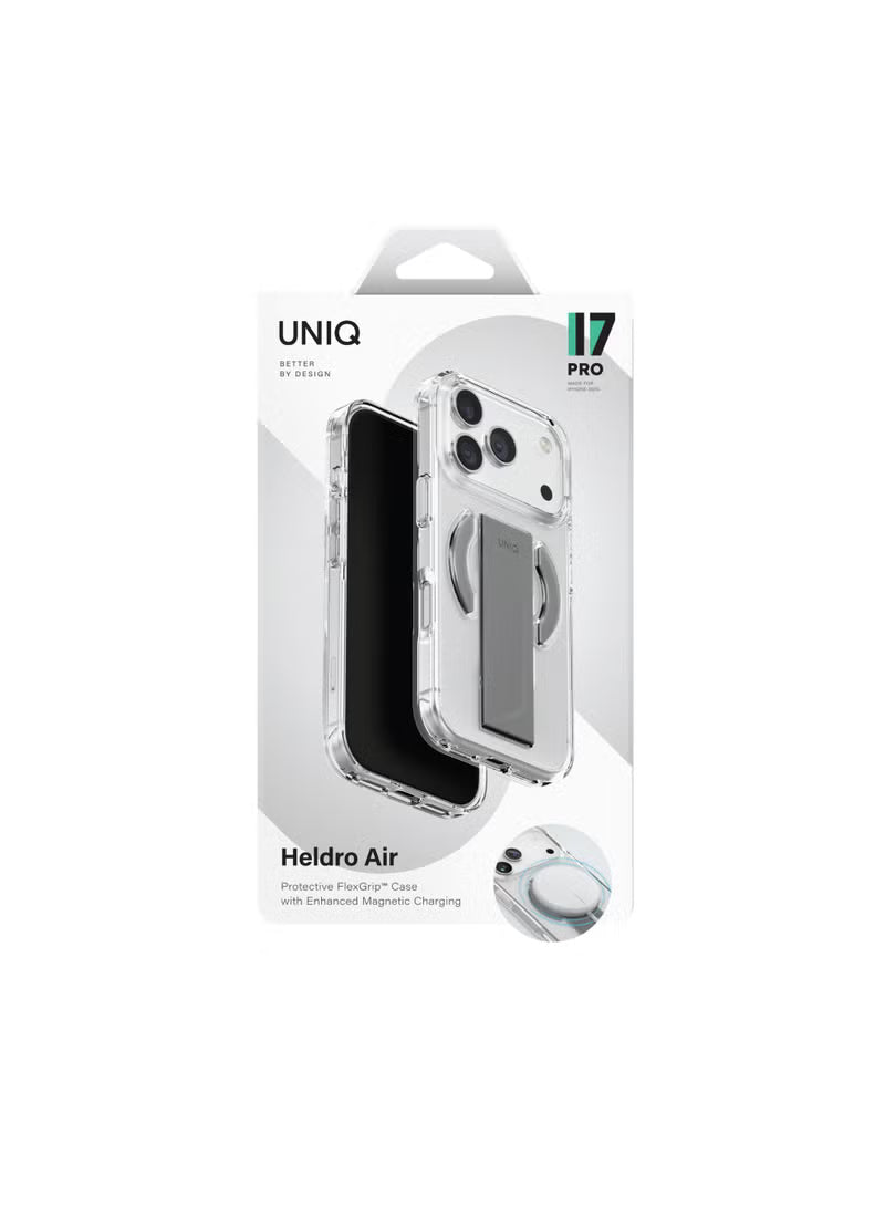 UNIQ HYBRID IPHONE 17 PRO MAGCLICK CHARGING HELDRO AIR - LUCENT CLEAR UNIQ HYBRID IPHONE 17 PRO MAGCLICK CHARGING HELDRO AIR - LUCENT CLEAR