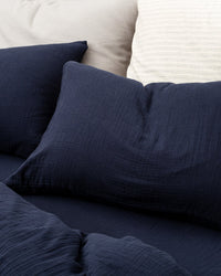 Marla Muslin Double Size Duvet Cover Set - Fitted - Madame Coco JO