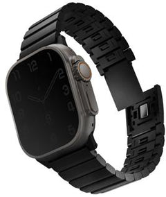 UNIQ STROVA MAG APPLE WATCH SELF-ADJUSTABLE STEEL LINK BAND49/46/45/44MM - MIDNIGHT