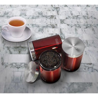 Berlinger Haus 3-Piece Canister Set – Metallic Burgundy