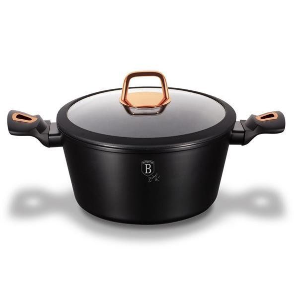 Berlinger Haus Casserole 28cm with Lid – Black Rose