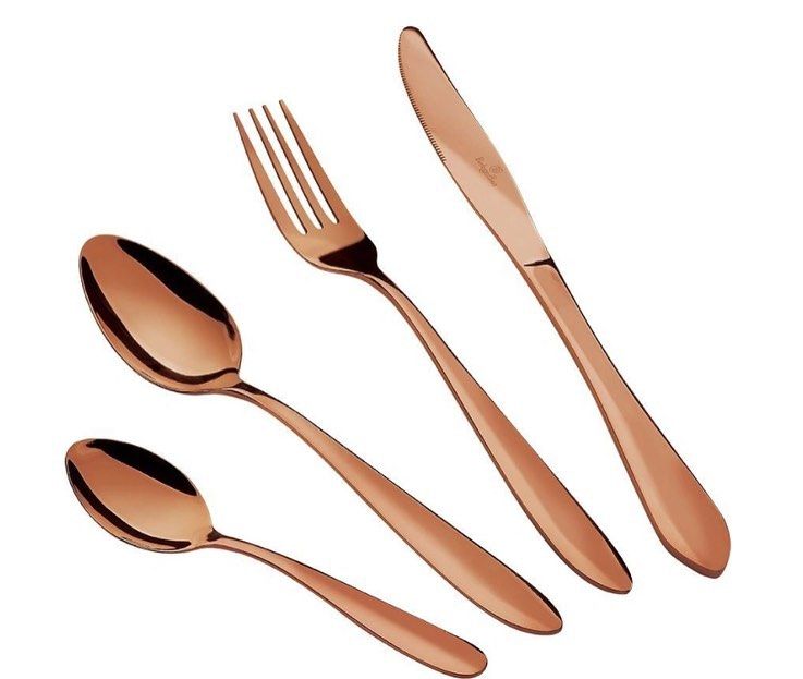 Berlinger Haus 24-Piece Cutlery Set – Shiny Rose Gold