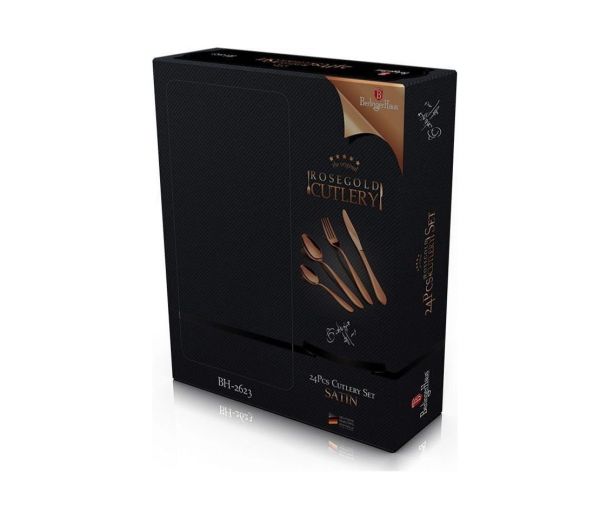 Berlinger Haus 24-Piece Cutlery Set – Shiny Rose Gold