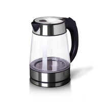 Berlinger Haus 1.7L Electric Glass Kettle – Black-Silver