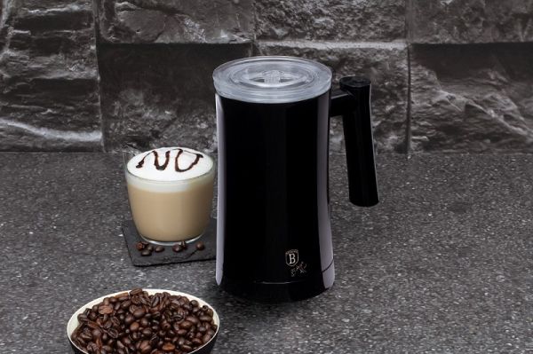 Berlinger Haus Milk Frother – Elegant Black Rose