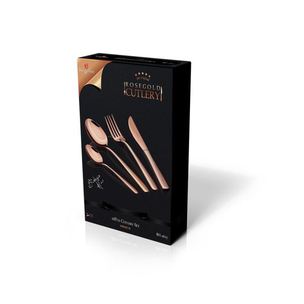 Berlinger Haus 16-Piece Cutlery Set – Shiny Rose Gold