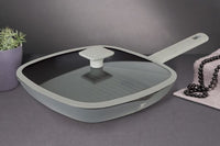 Berlinger Haus 28cm Grill Pan with Lid – Aspen Grey