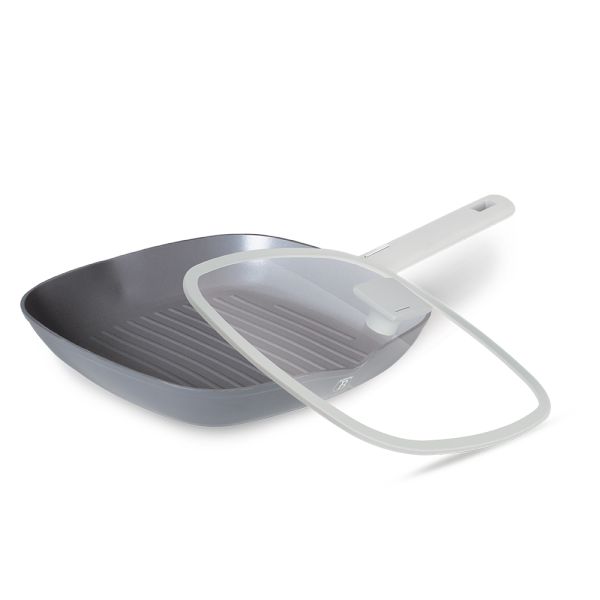 Berlinger Haus 28cm Grill Pan with Lid – Aspen Grey