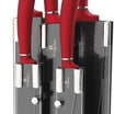 Berlinger Haus 6-Piece Knife Set with Stand - Maroon