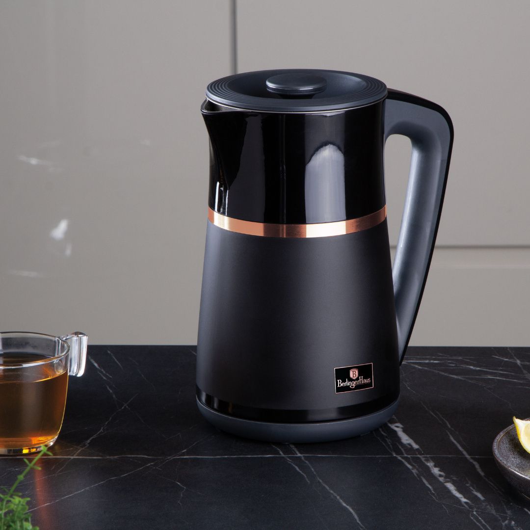 Berlinger Haus 1.7L Electric Kettle - Black Rose