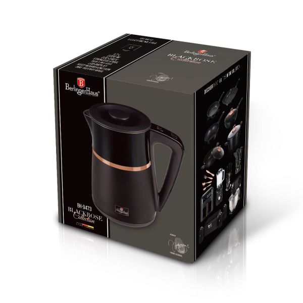 Berlinger Haus 1.7L Electric Kettle - Black Rose