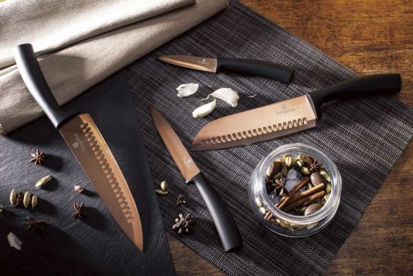 Berlinger Haus 4-Piece Knife Set – Rose Gold