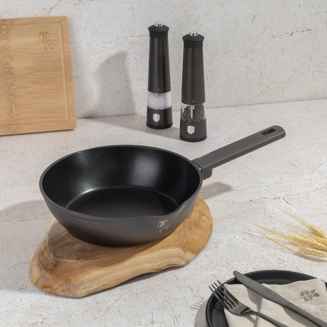 Berlinger Haus 24cm Deep Frying Pan – Anthracite