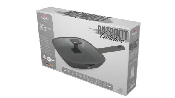 Berlinger Haus 28cm Roasting Pan with Lid – Anthracite