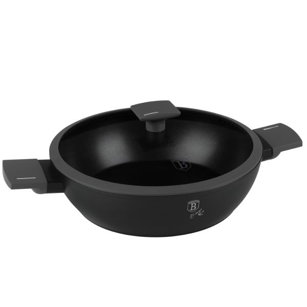 Berlinger Haus Double Handle Pan with Lid – Anthracite Berlinger Haus Double Handle Pan with Lid – Anthracite
