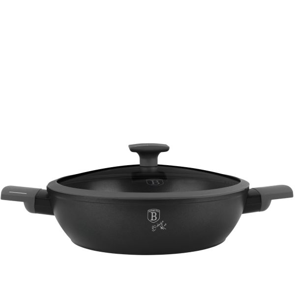 Berlinger Haus Double Handle Pan with Lid – Anthracite Berlinger Haus Double Handle Pan with Lid – Anthracite