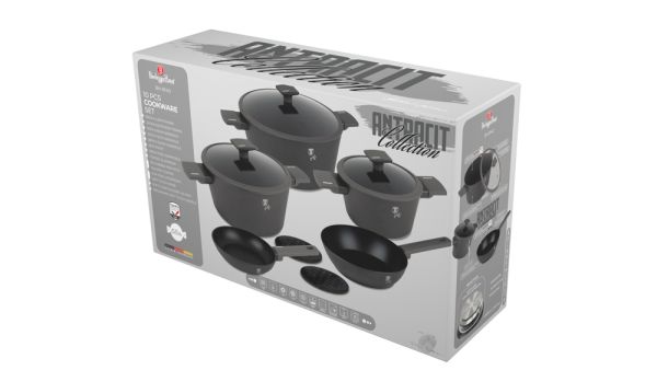 Berlinger Haus 10-Piece Cookware Set – Anthracite