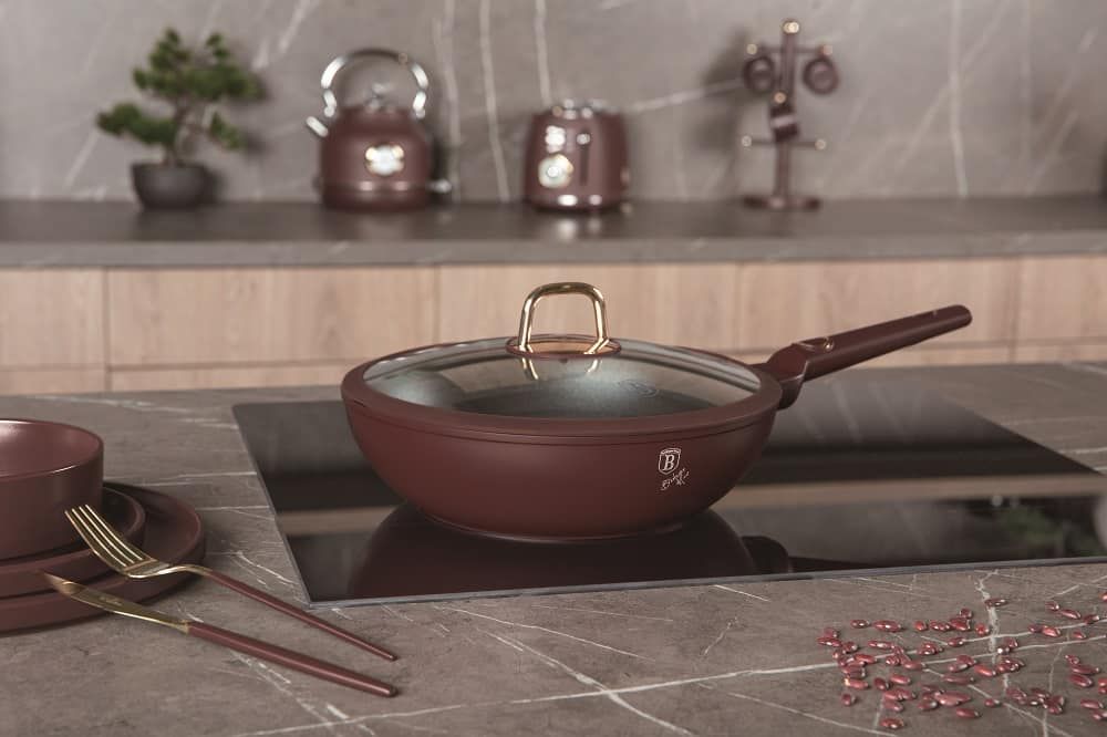 Berlinger Haus Leonardo 28cm Deep Frying Pan with Lid