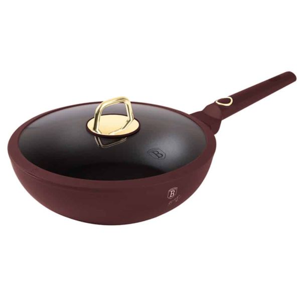 Berlinger Haus Leonardo 28cm Deep Frying Pan with Lid