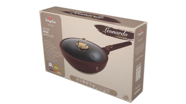 Berlinger Haus Leonardo 28cm Deep Frying Pan with Lid