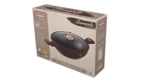 Berlinger Haus Leonardo 30cm Deep Pan with Handles and Lid