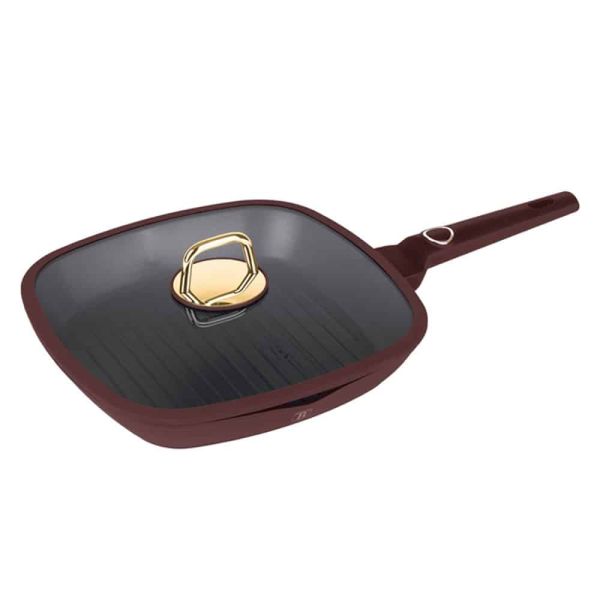 Berlinger Haus Leonardo 28cm Grill Pan with Lid