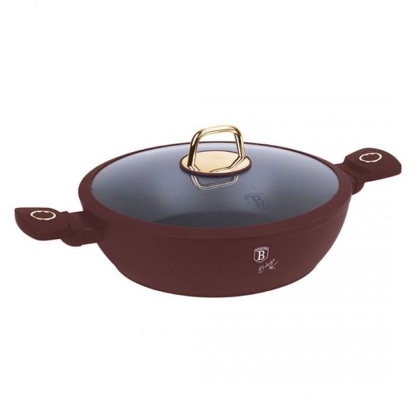 Berlinger Haus Leonardo 30cm Deep Pan with Handles and Lid