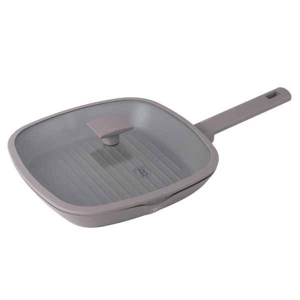 Berlinger Haus 28cm Grill Pan with Lid – Premium Cooking