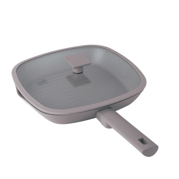Berlinger Haus 28cm Grill Pan with Lid – Premium Cooking